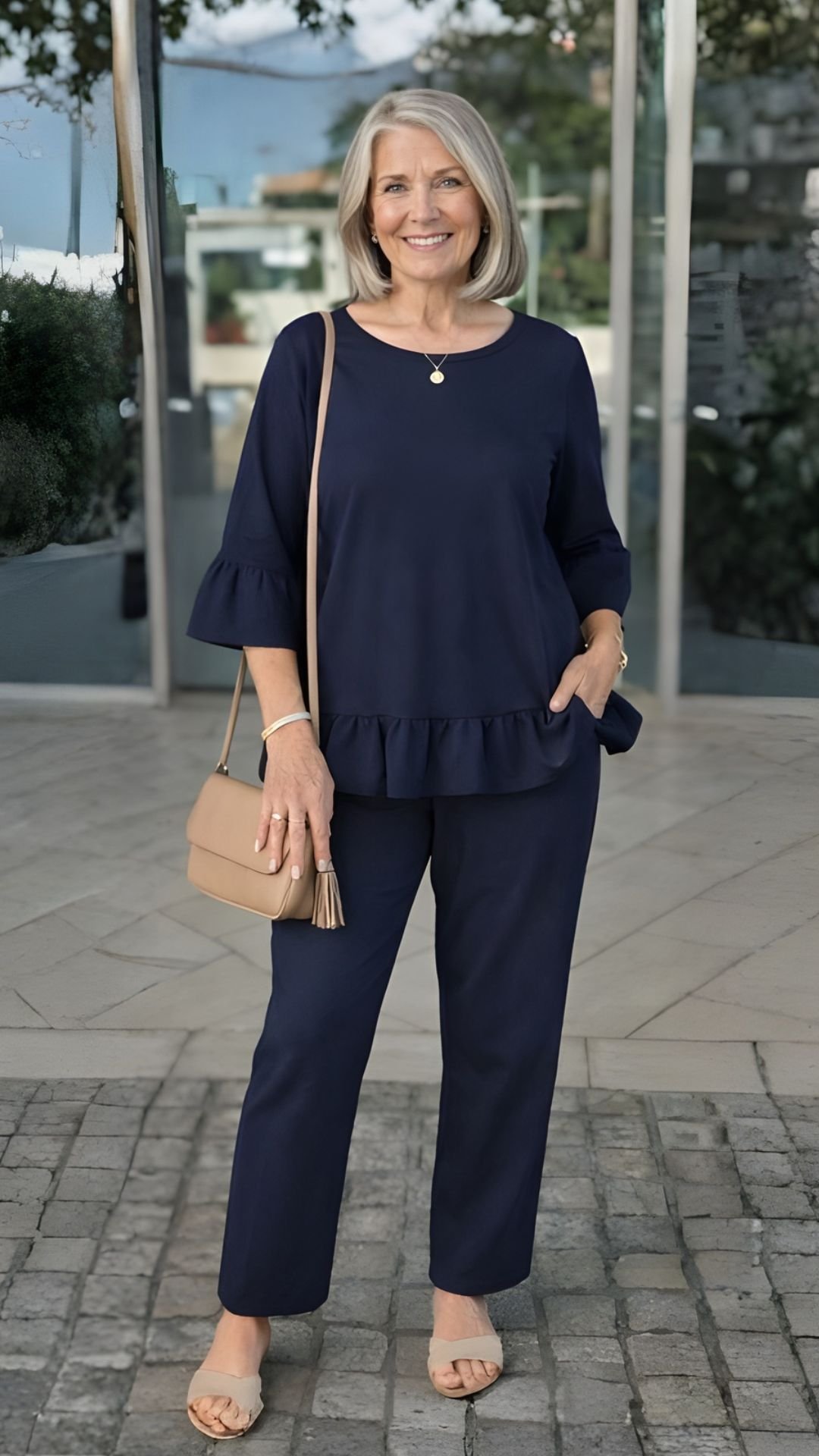 Conjunto Blusa e Calça Margarida - Imagem 2