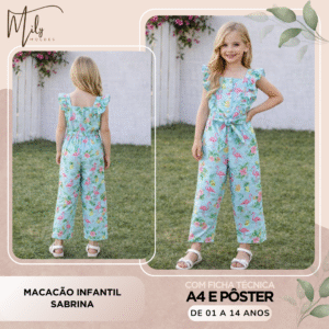 Macacão Infantil Sabrina