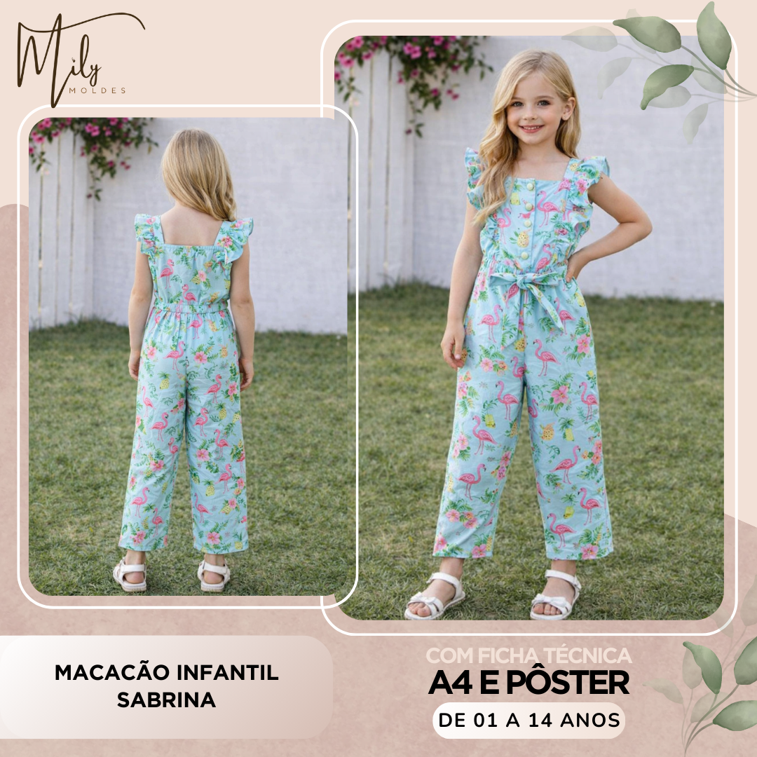 Macacão Infantil Sabrina