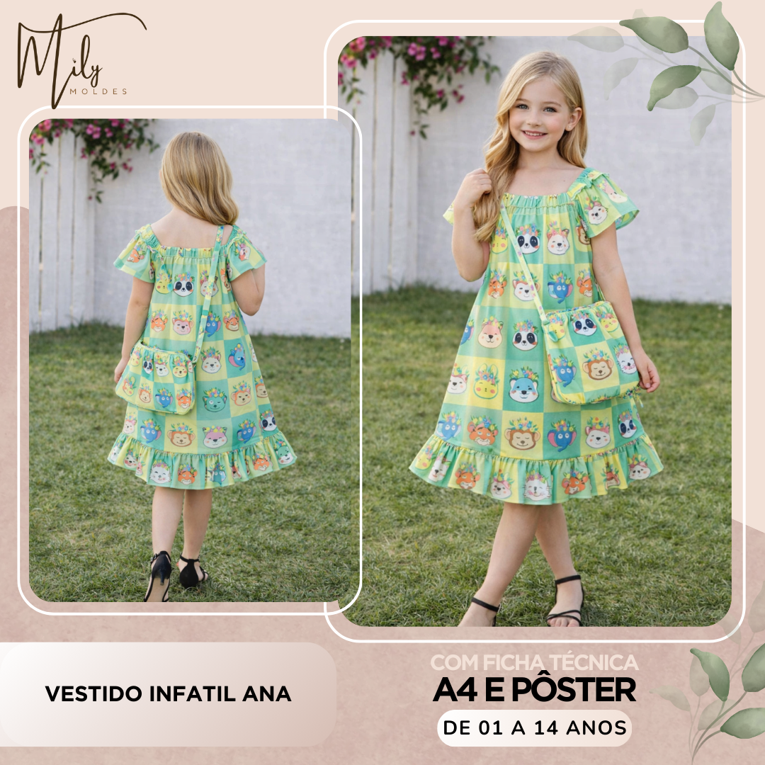 Vestido Infantil Ana