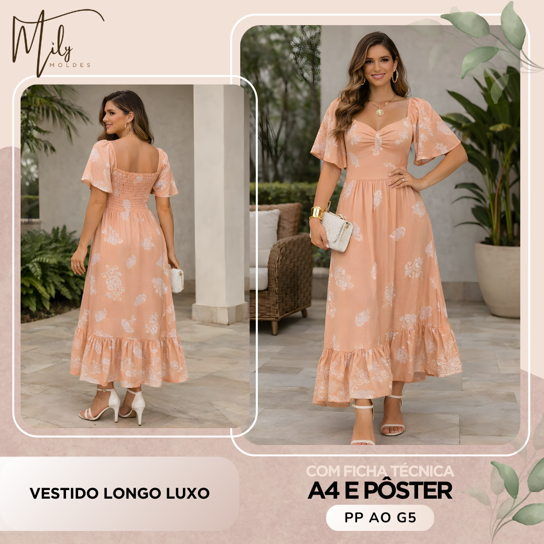 Vestido Longo Luxo