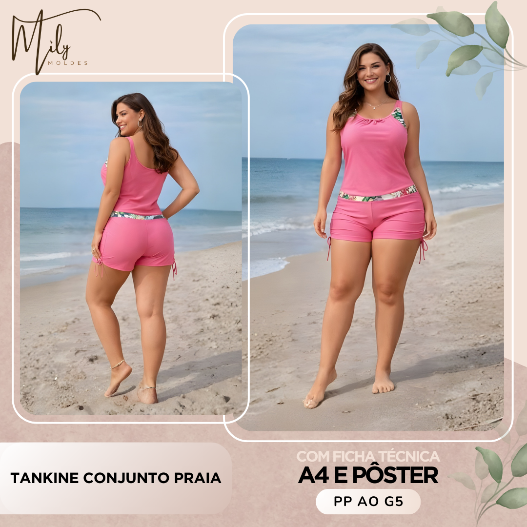 Tankine Conjunto Praia