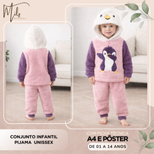 Conjunto Infantil Pijama Unissex