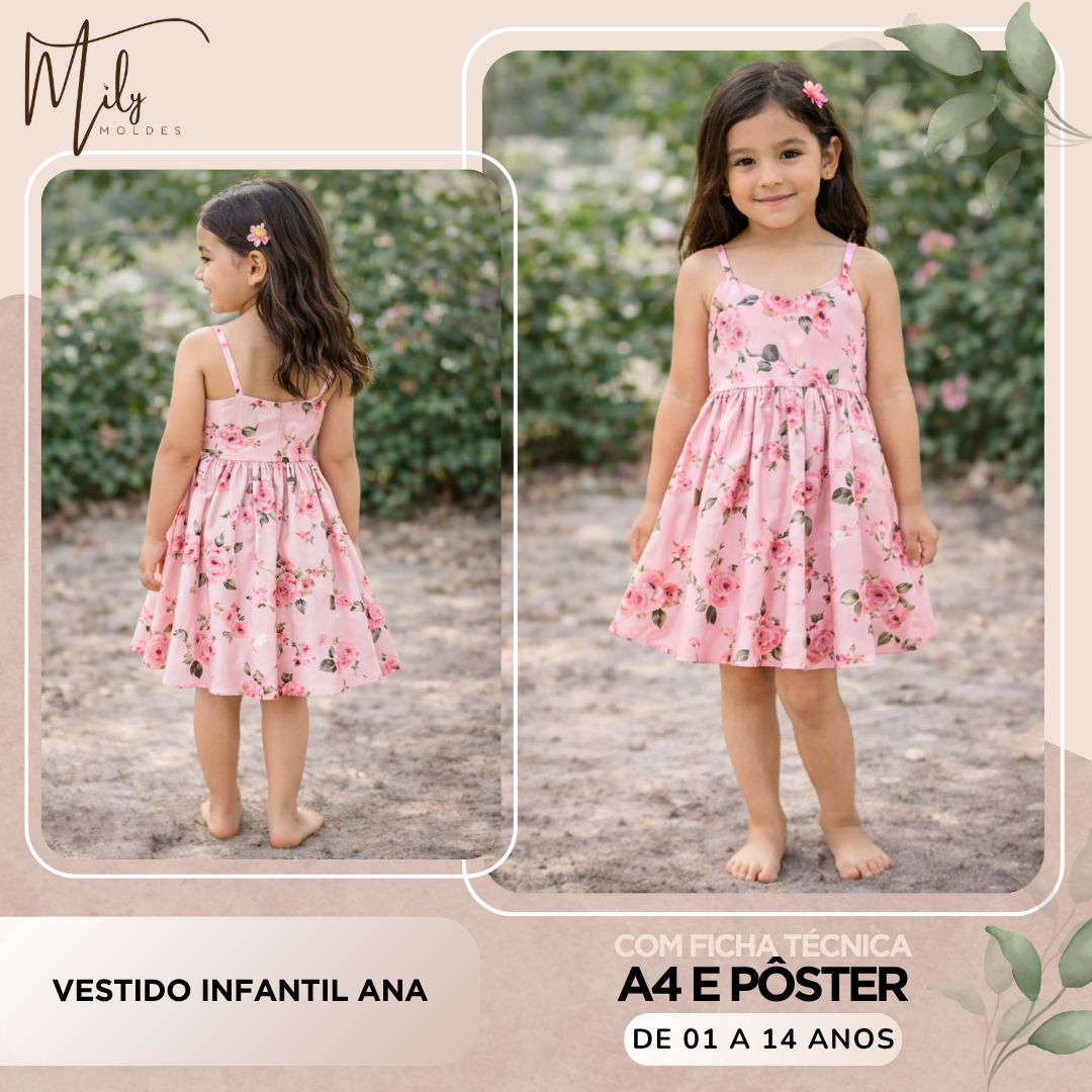 Vestido Infantil Ana