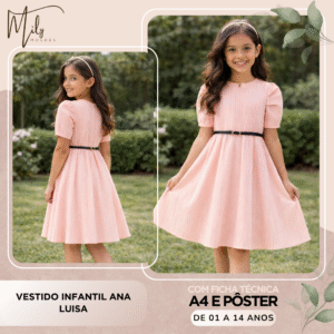 Vestido Infantil Ana Luisa