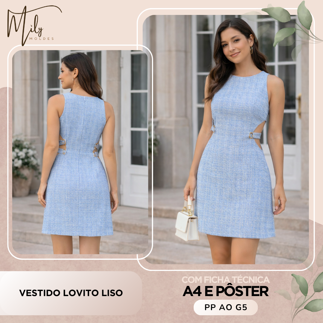 Vestido Lovito Liso