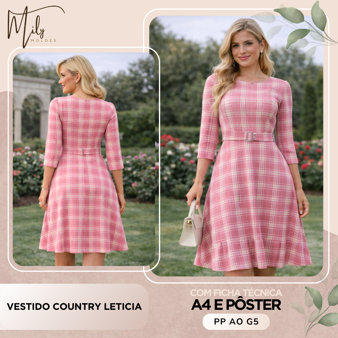 Vestido Country Leticia