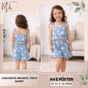 Conjunto Infantil Top e Short