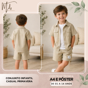 Conjunto Infantil Casual Primavera