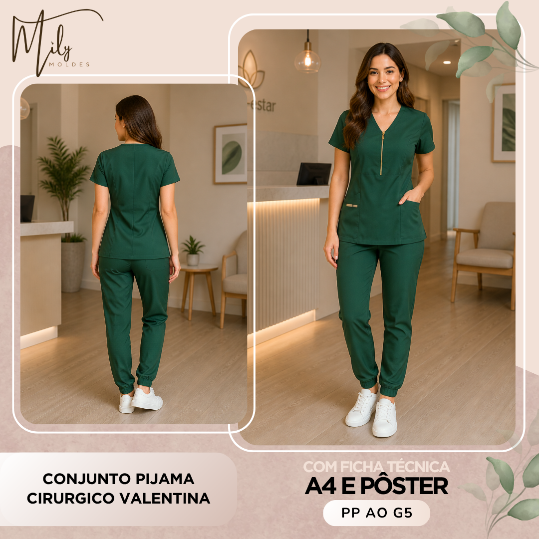 Conjunto Pijama Cirurgico Valentina