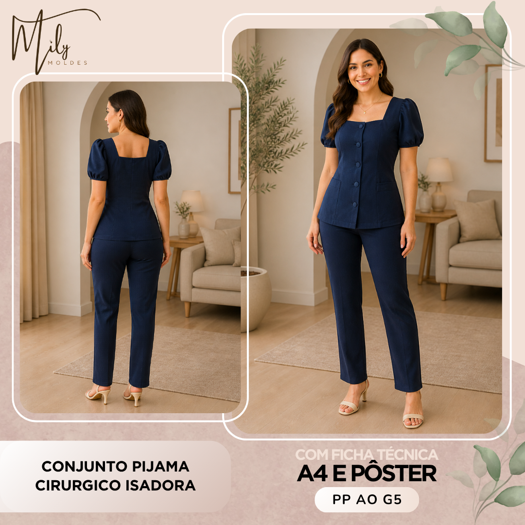Conjunto Pijama Cirurgico Isadora