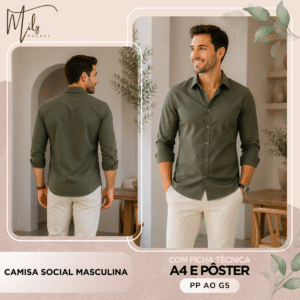 Camisa Social Masculina