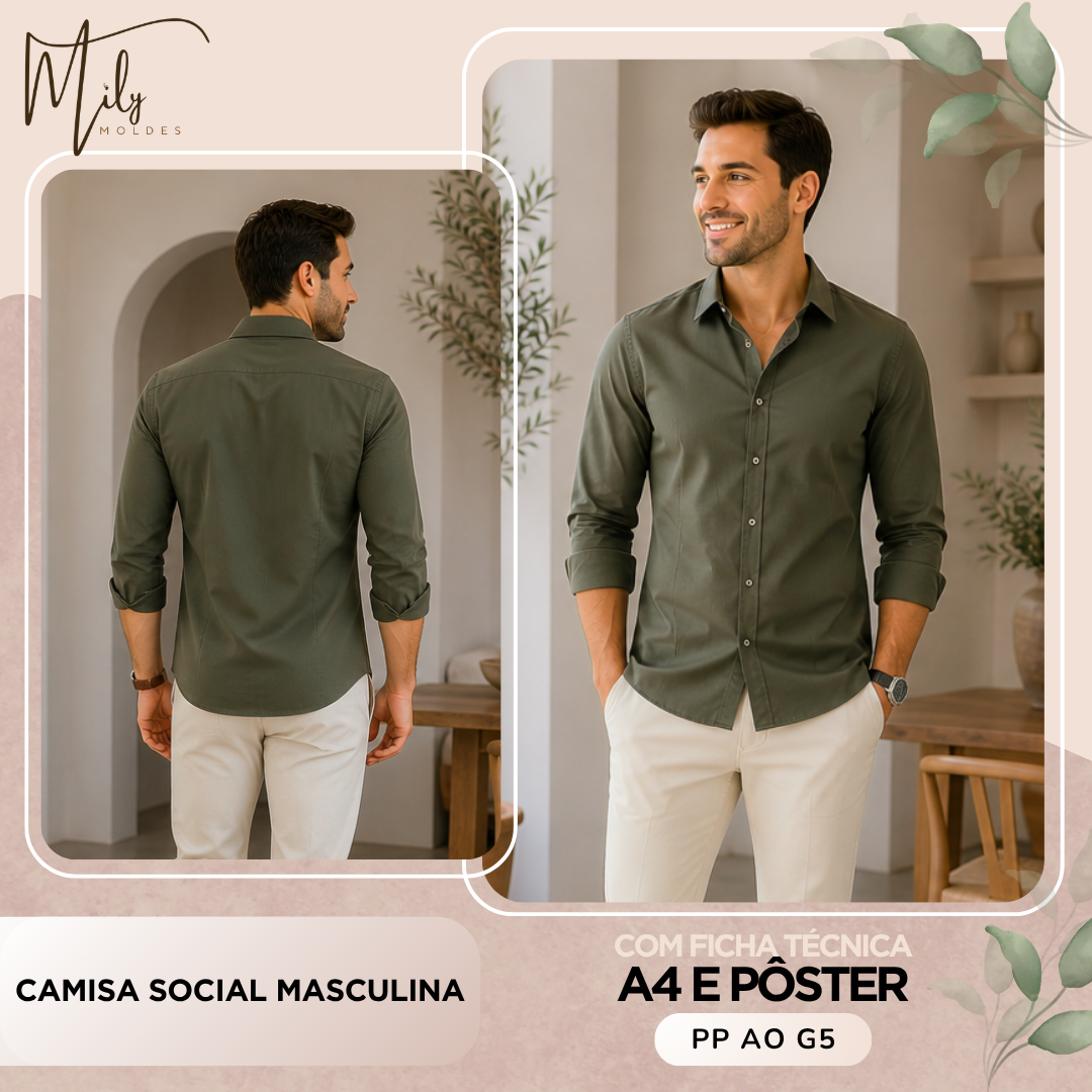 Camisa Social Masculina