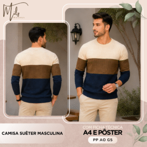 Camisa Suêter Masculina