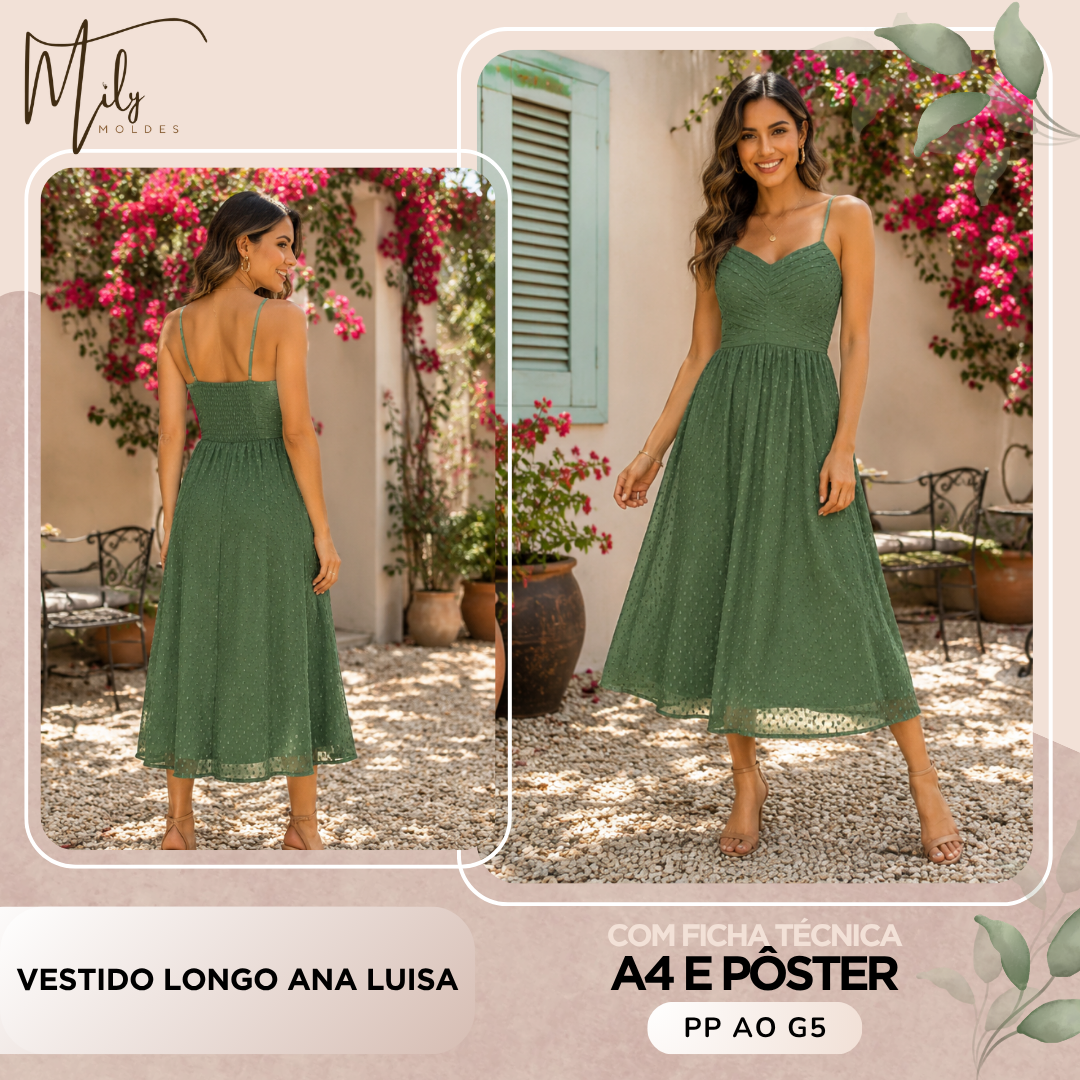 Vestido Longo Ana Luisa
