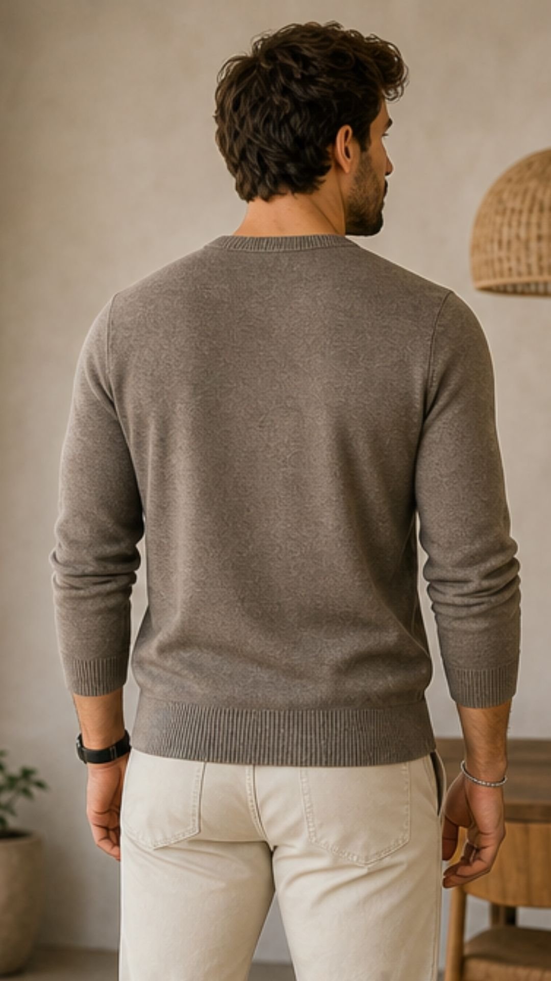 Camisa Suêter Masculina em Malha - Imagem 3