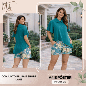 Conjunto Blusa e Short Lane