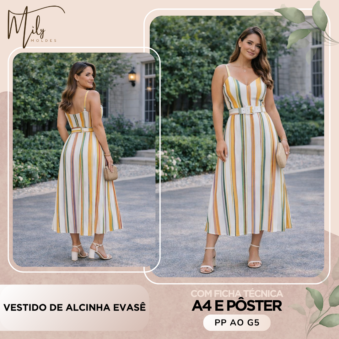 Vestido de Alcinha Evasê