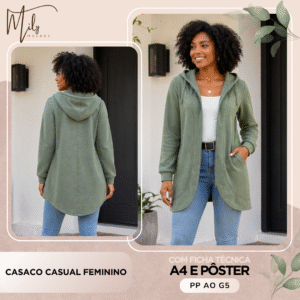 Casaco Casual Feminino