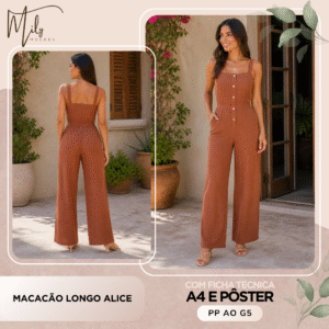 Macacão Longo Alice