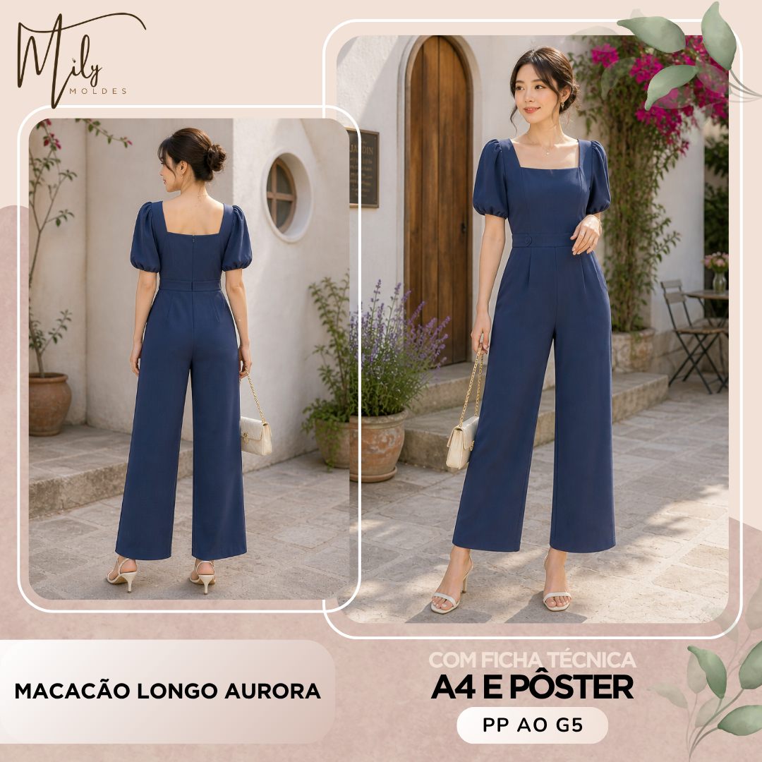 Macacão Longo Aurora